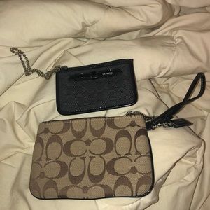 Coach wristlet and coinpurse